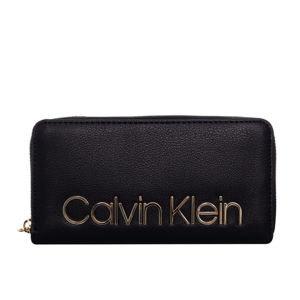 Calvin Klein dámská velká černá peněženka Must - OS (1)